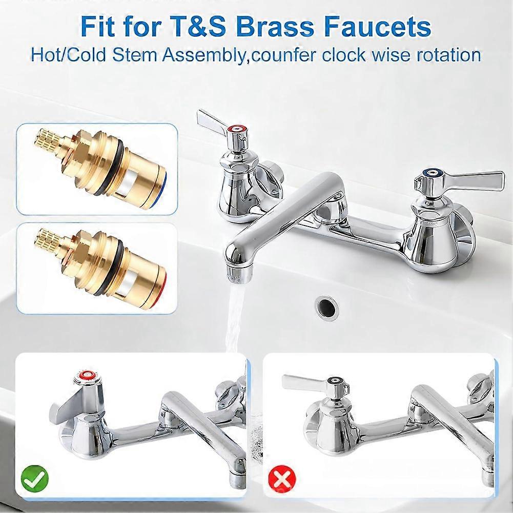 T&S Brass 013787-45 Ceramic Cartridge Assembly – OEM Replacement For Food Service Faucets