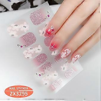 Nagelaufkleber-Zubehör Japanische und koreanische 14 Nagelaufkleber vollständig wasserdichte Ölfilm-Nagelaufkleber Schwangere Frauen tragen Ins-Stil ZX-3295 nackt