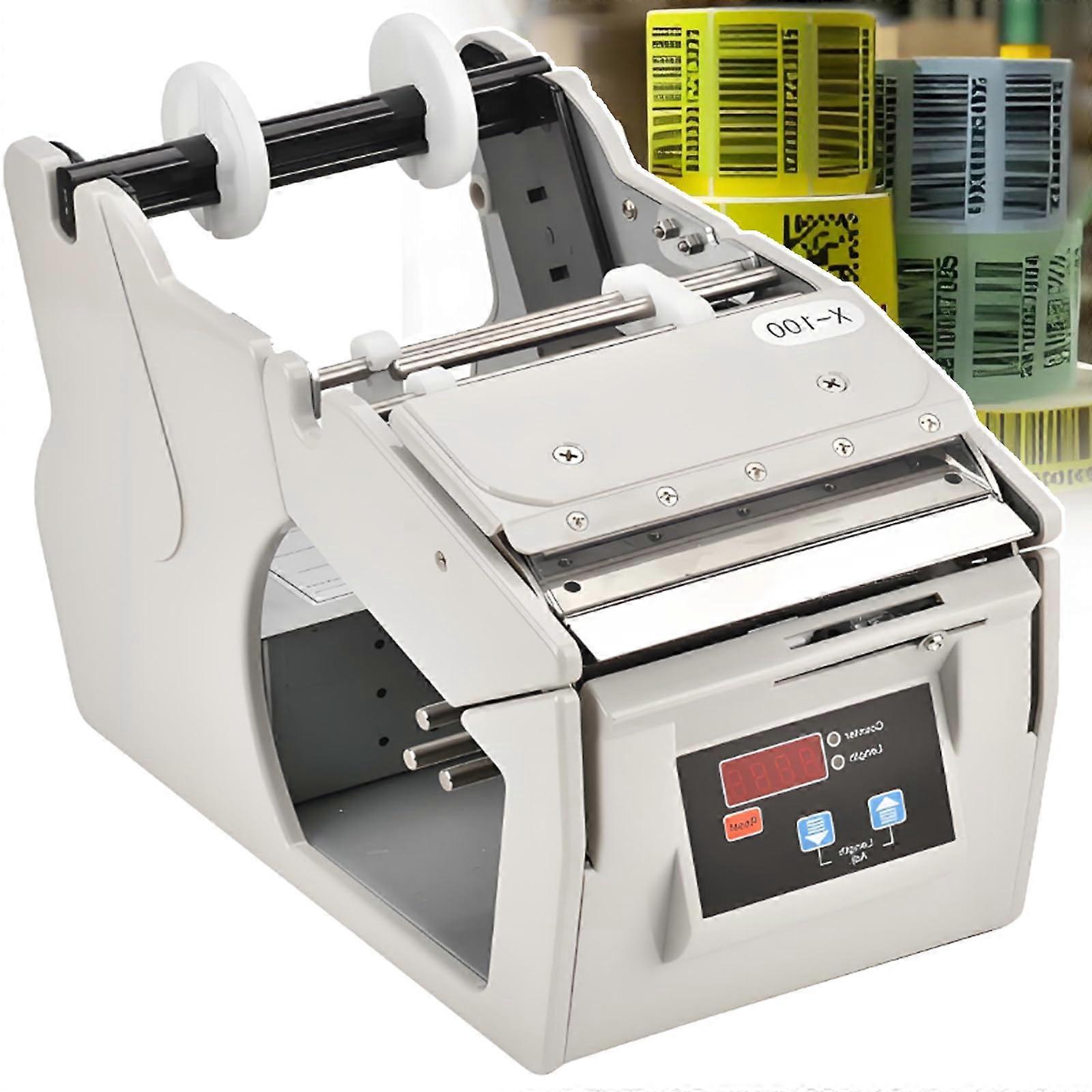 Automatic Label Dispenser with Speed Peeling 130mm/s, Adjustable 5180mm for Barcode and  Labels