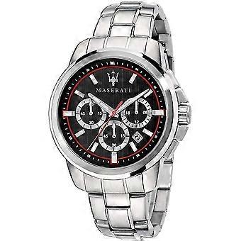 Maserati Silber Edelstahl Successo Chrono R8873621009 Herrenuhr