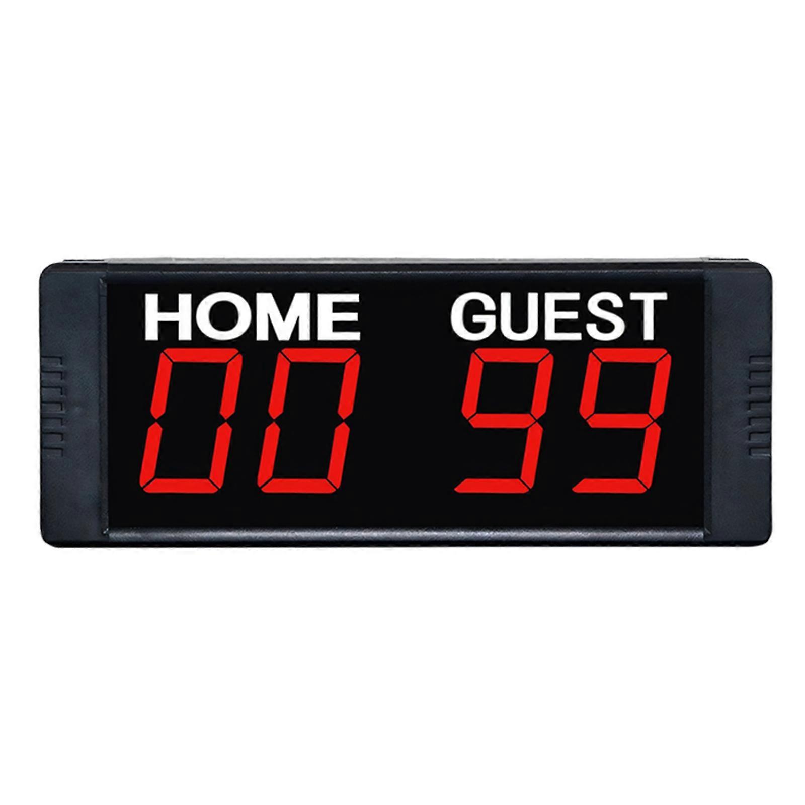 Countdown Time Display Electronic Scoreboard LED Electronic Score Keepers for Game Rooms Backyard Game Enduring Multicolor