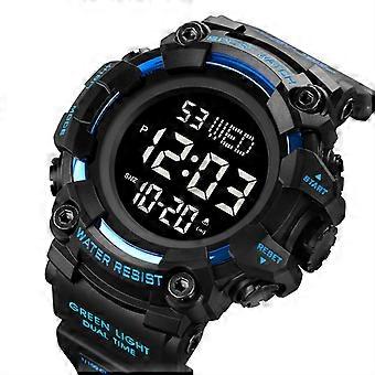 Skmei Luxus-Sportuhren für Herren, wasserdicht, Stoppuhr, Dualzeit, Digitaluhr, großes Zifferblatt, Reloj Hombre