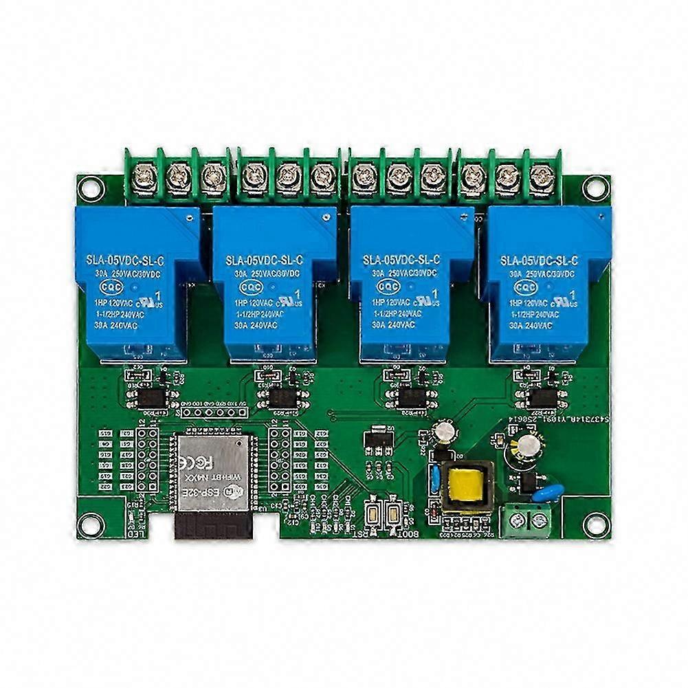 4 Channel Relay Module 5V/30A AC220V WIFI Bluetooth Relay Module ESP32 Development Board