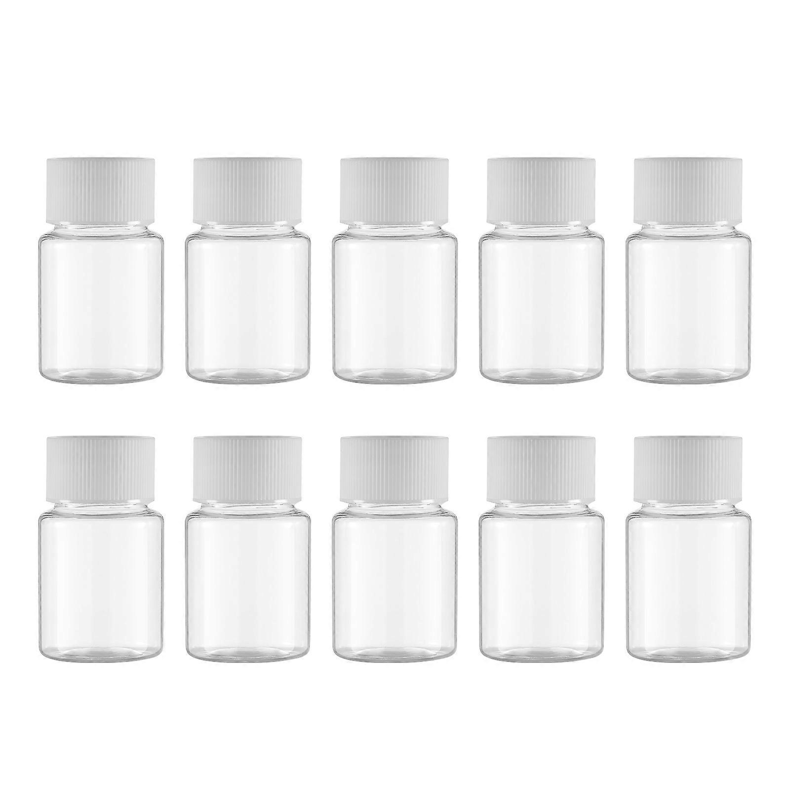 Plastic Bottles Travel Size for Storage 10Pcs Empty Refillable Small Vials