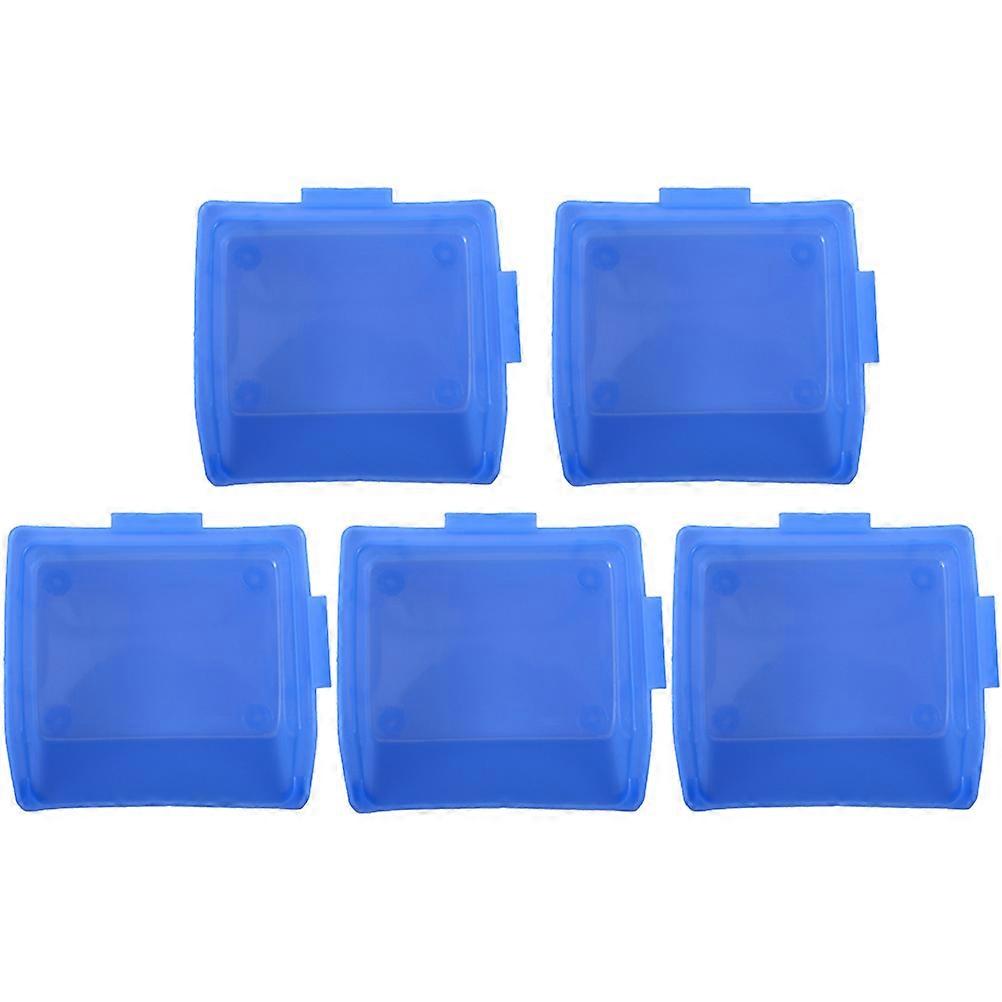 5Pcs Warehouse Storage Racks Components Storage Bins Stackable Parts Storage Bins