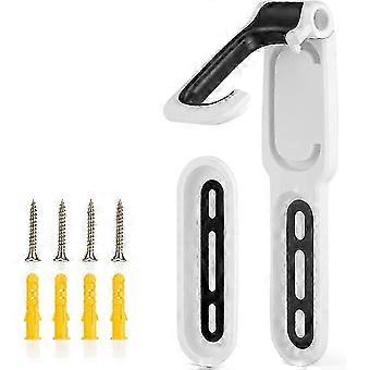 Bike Garage Wall Mount Bicycle Vertical Hook for Bike Indoor Storage with Hook White