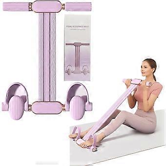 Fascia elastica a pedale - Corda di tensione multifunzione regolabile a 3 livelli, fascia di tensione in lattice solido, adatta per dimagrimento, stretching,