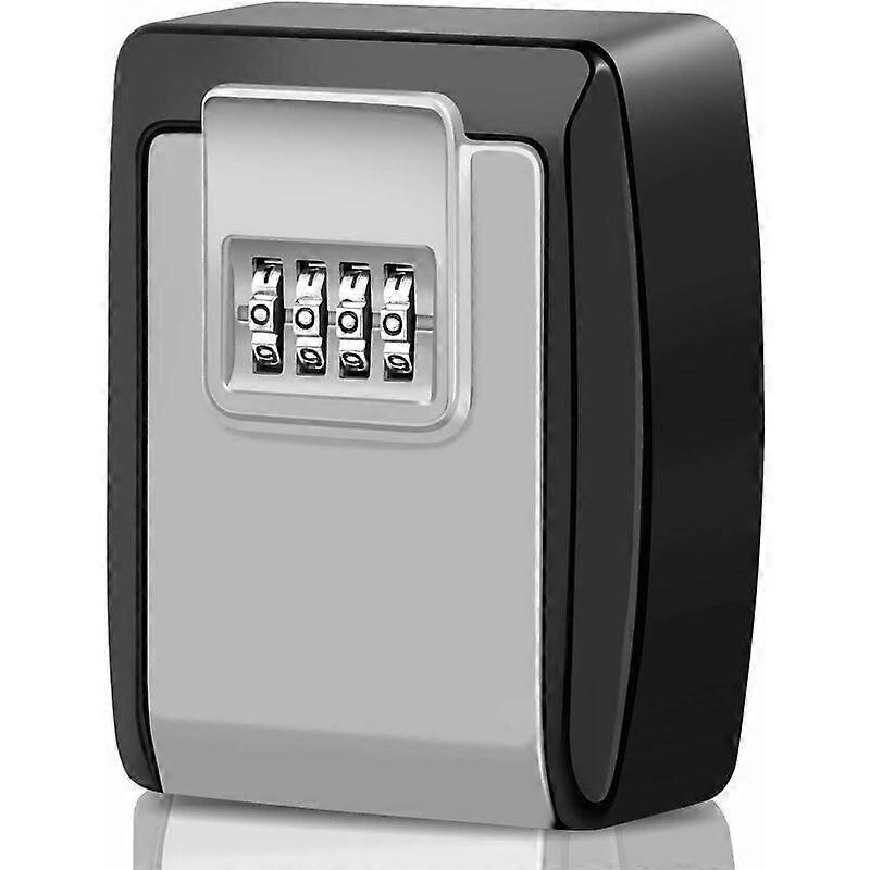 Wall Mounted Waterproof Key Box, Rustproof Zinc Alloy Key Safe with 10,000 Combination Lock, Large Capacity for Keys, Home, Office, Garage