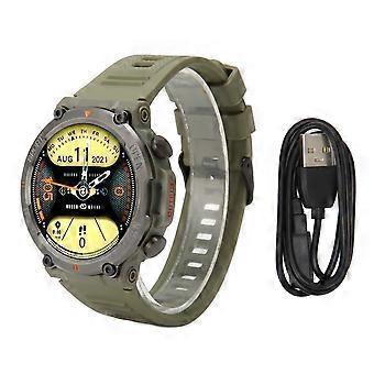 Smart Watch Men Waterproof Bluetooth Call Answer Sports Fitness Smartwatch for Phone Green