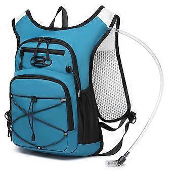 Lake Green 12L Hydration Backpack with 2L Leakproof Water Bladder for Hiking and Cycling