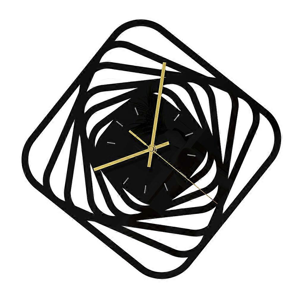 Simple Acrylic Hanging Clock Decor Three-dimensional Wall Clock Household Clock