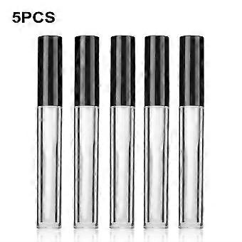 Lot von 5 transparenten 5-ml-Flakons für brillante Farben, Eyeliner, Wimpern, Huile, brillante Farben, Fendu-Flasche