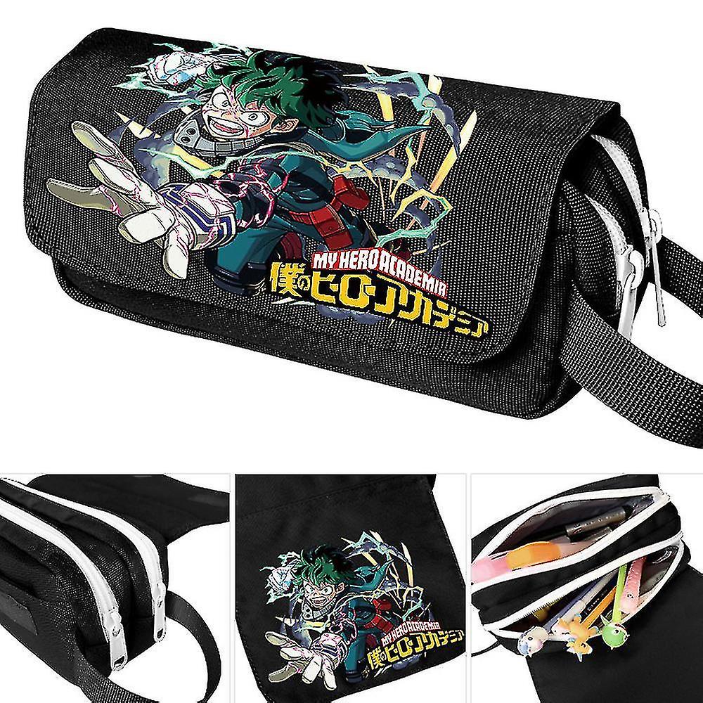 My Hero Academia Children's Double-layer Pencil Case With Large Capacitycolor-11