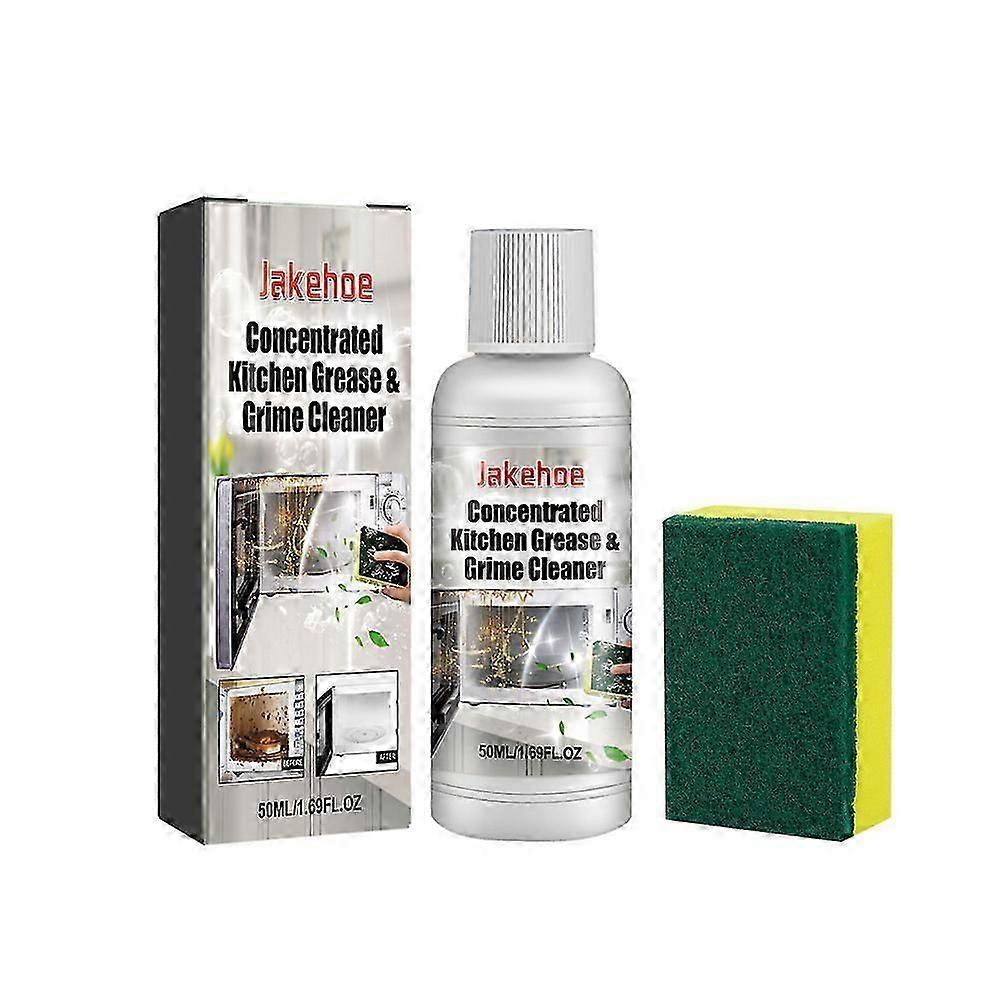 Concentrated Kitchen Grease & Grime Cleaner, Effectively Remove Grease and Dirt 50ml