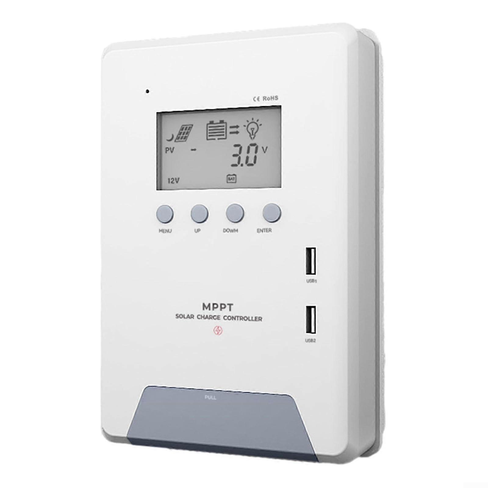 Solar Charge Controller 60A MPPT for Efficient Battery Charging with Smart Overload Protection 40A