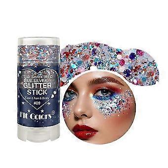 Painted Sequin Stick for Face, Hair, Body with Starlight Shimmer for Parties and Festivals