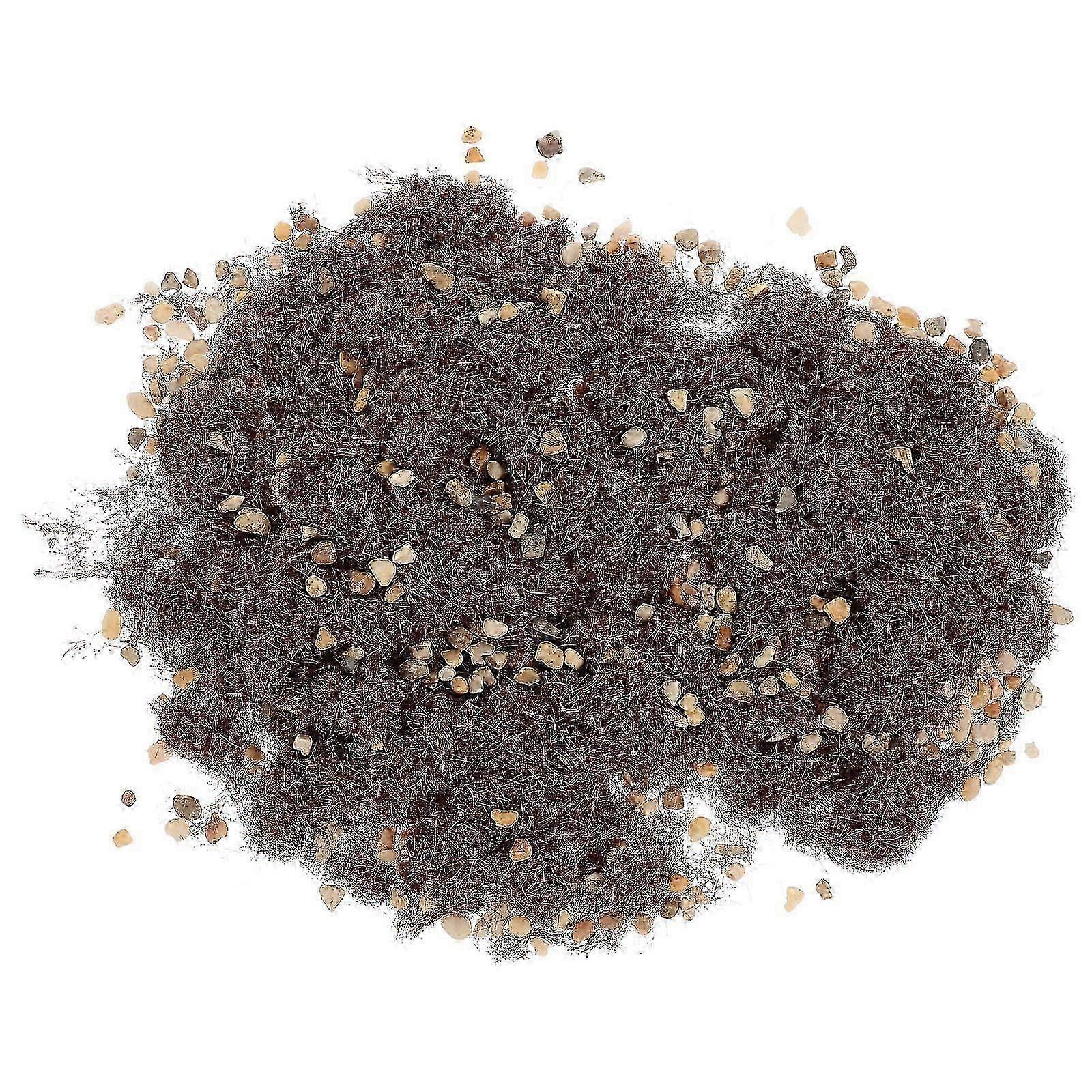 Brown Static Grass compatible with Crafting, Model Train, Micro Landscape Decoration - Nylon & Stone, 1 Set