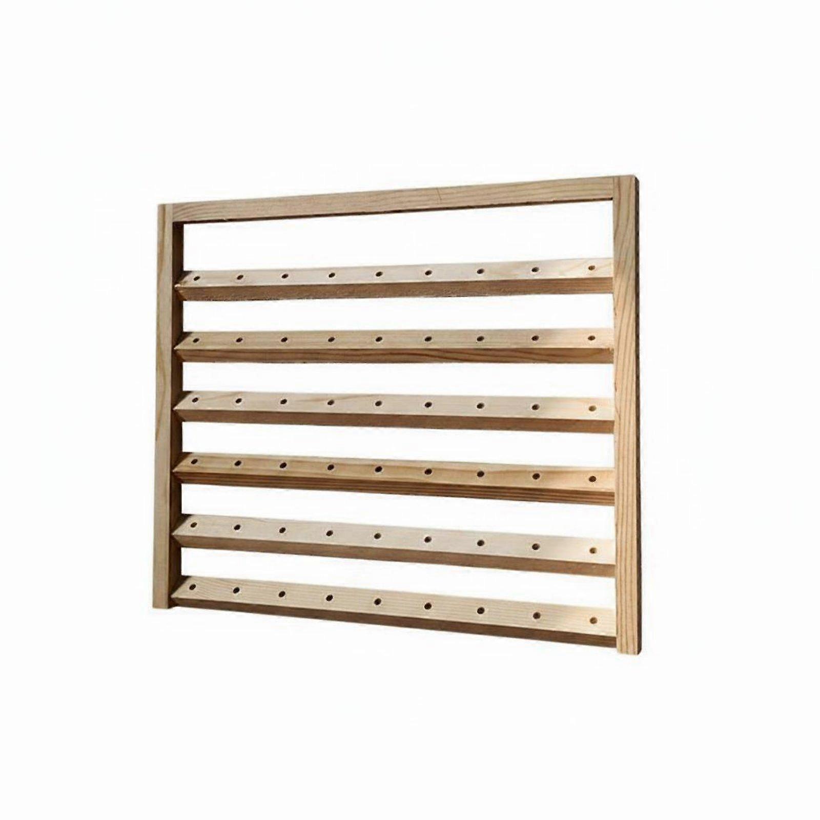 Wooden Thread Rack Solid Wood Foldable Thread Stand Multi-Purpose for Crafters