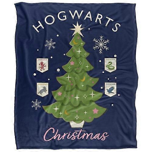 Harry Potter Hogwarts Christmas Tree Blanket