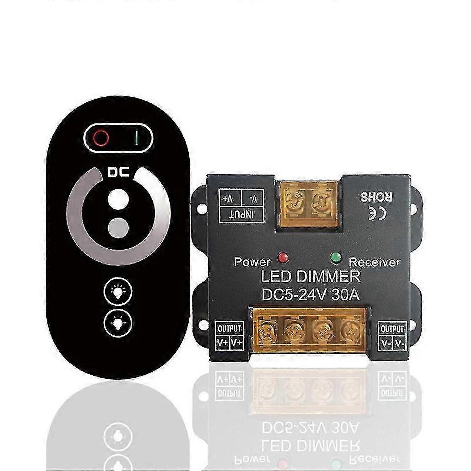 LED lights dimmer RF 30A touch controller DC12V DC24V