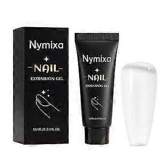 UV LED negleextensiongel, stærk klæbende anti-løftende negleskulpturgel, glat, langvarig neglekunstbase til brug i hjemmet og salonmanicure 15ml!xx2