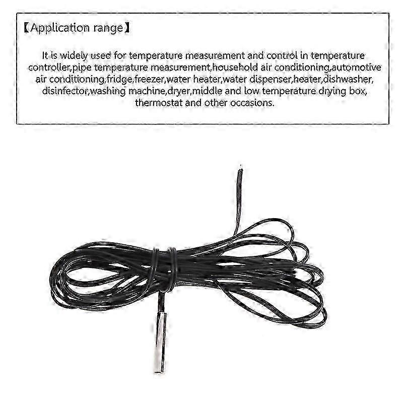10K Temperature Sensor Probe 15m Waterproof Temp Sensor Probe NTC Temp Sensor Probe Digital Temperature Transmitter