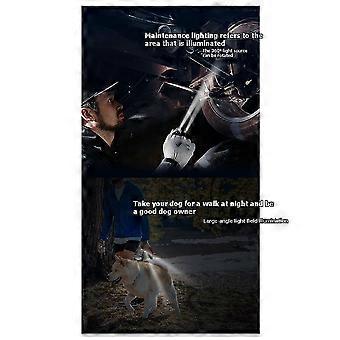 Rechargeable LED Wrist Flashlight Hands Free Magnetic Charging 360° Rotatable Light compatible with Outdoor Activities