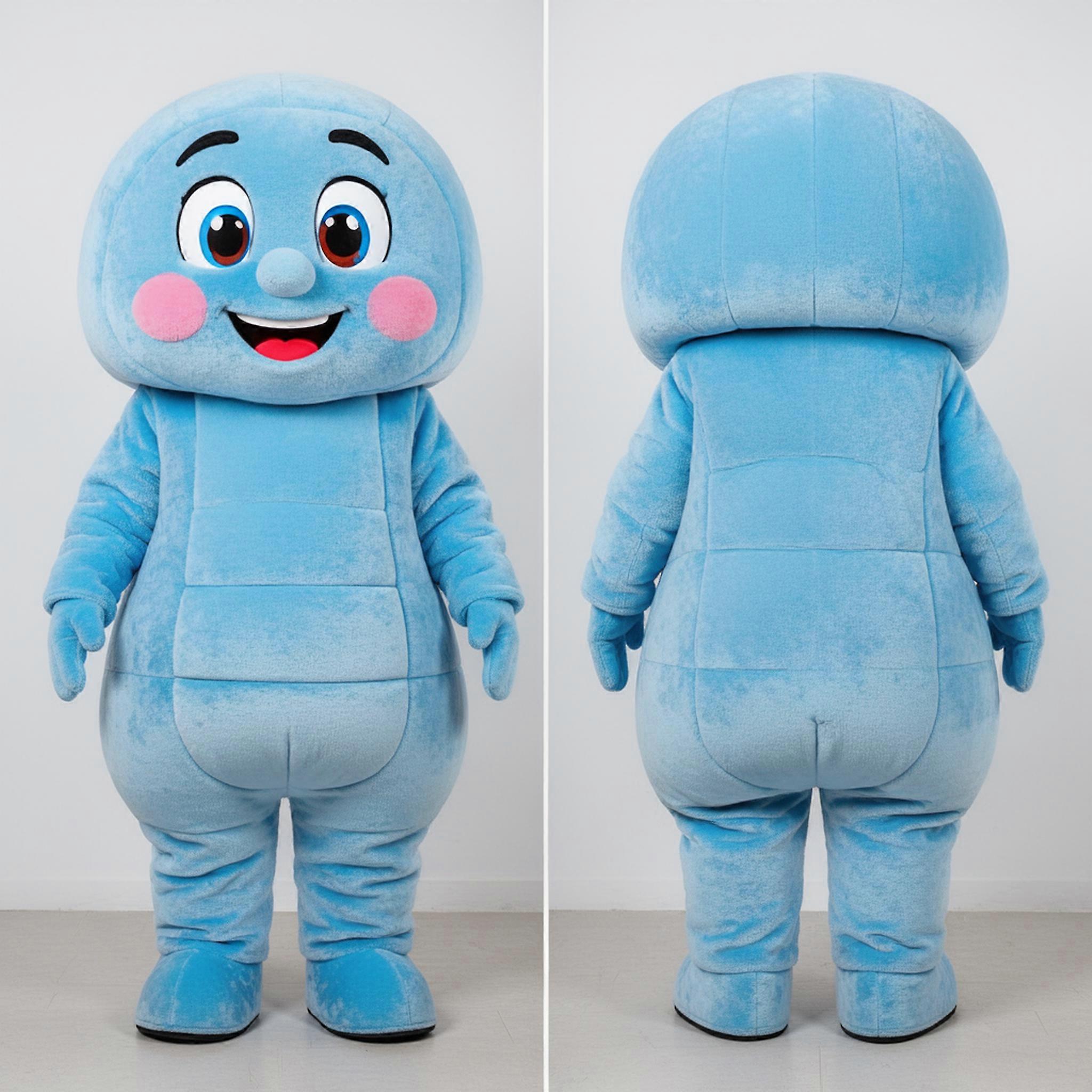 MASTICOT Sky Blue Rounded Beef Wellington Mascot