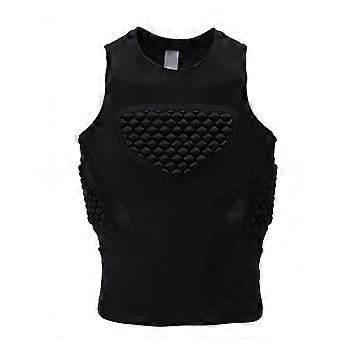 Baseball Chest Protector for Youth Adult Padded Compression Rib Sternum Heart Guard for Football Softball Lacrosse 7 8Y