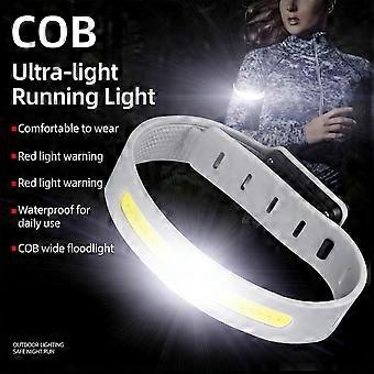 COB-Armband mit wiederaufladbarer LED-Leuchte für Laufen, Nachtspaziergänge, Radfahren und Wandern