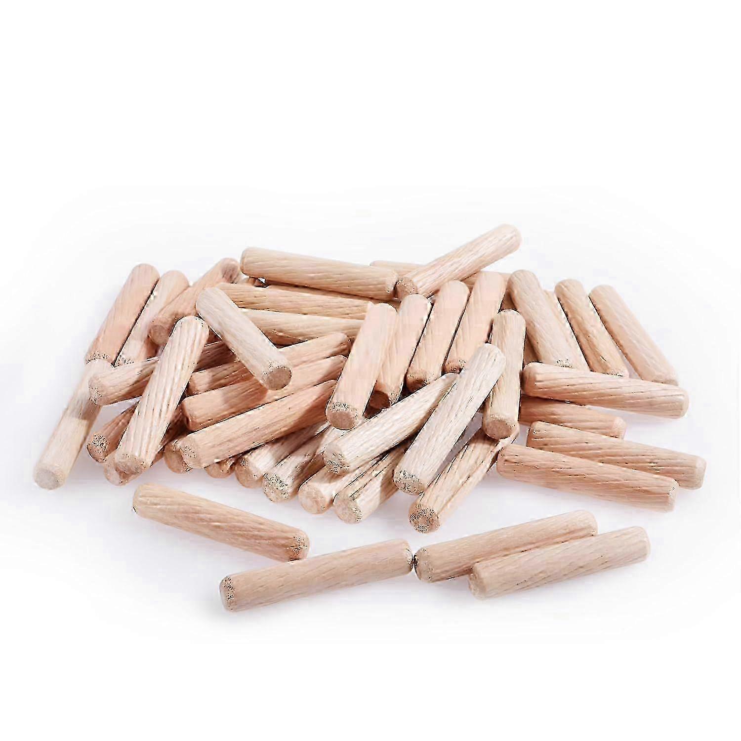 Straight Grooved Eucalyptus Dowels 8x30mm
