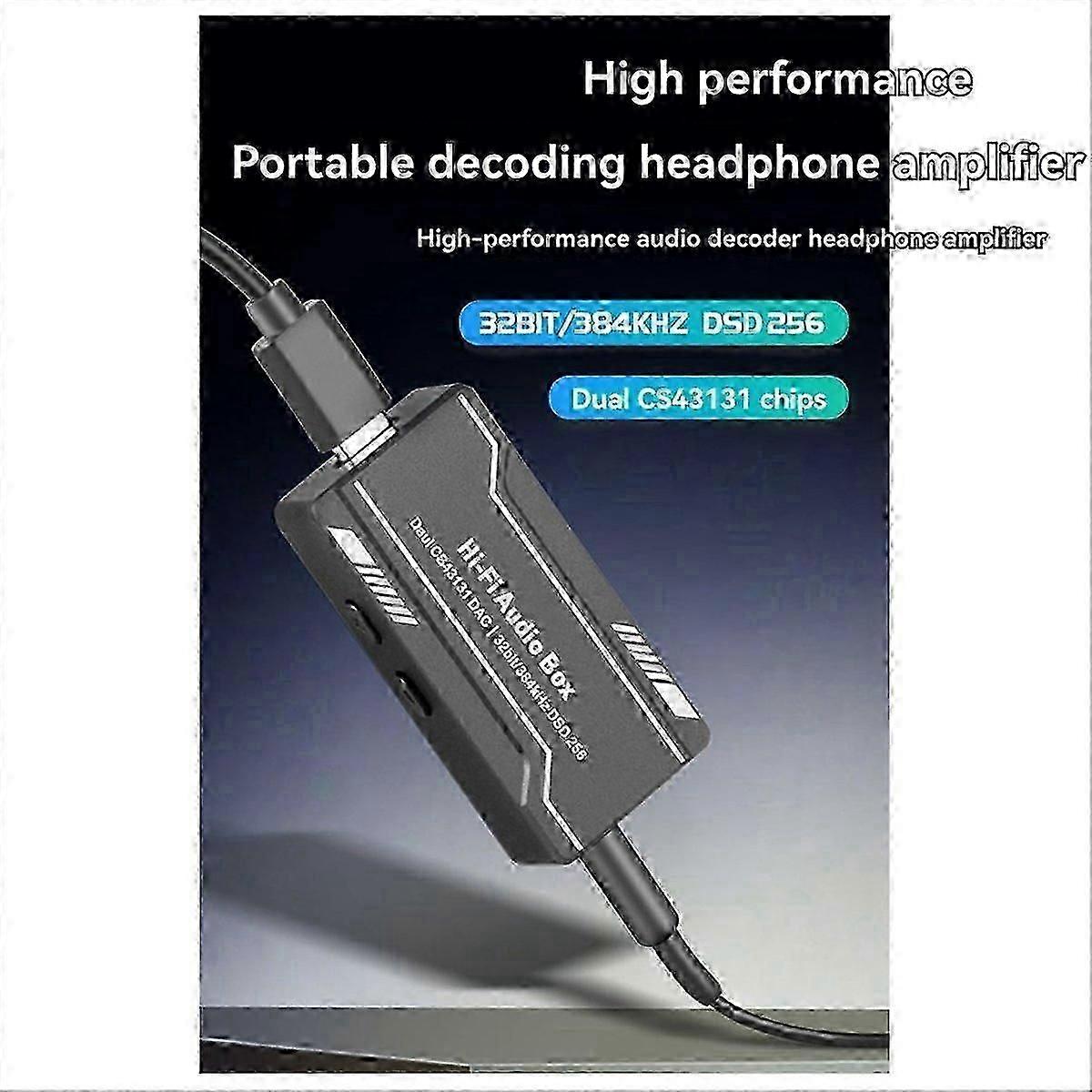 Small Tail Lossless Decoding Headphone Amplifier, OP Headphone AmplifierWHBYV
