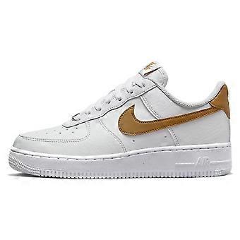 Nike Air Force 1 Low top Skateboard Shoes Women's White Gold DN1430-104