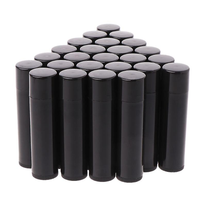 50pcs 5ml化粧品空のチャップスティックリップグロスリップスティックバームチューブ+キャップ容器