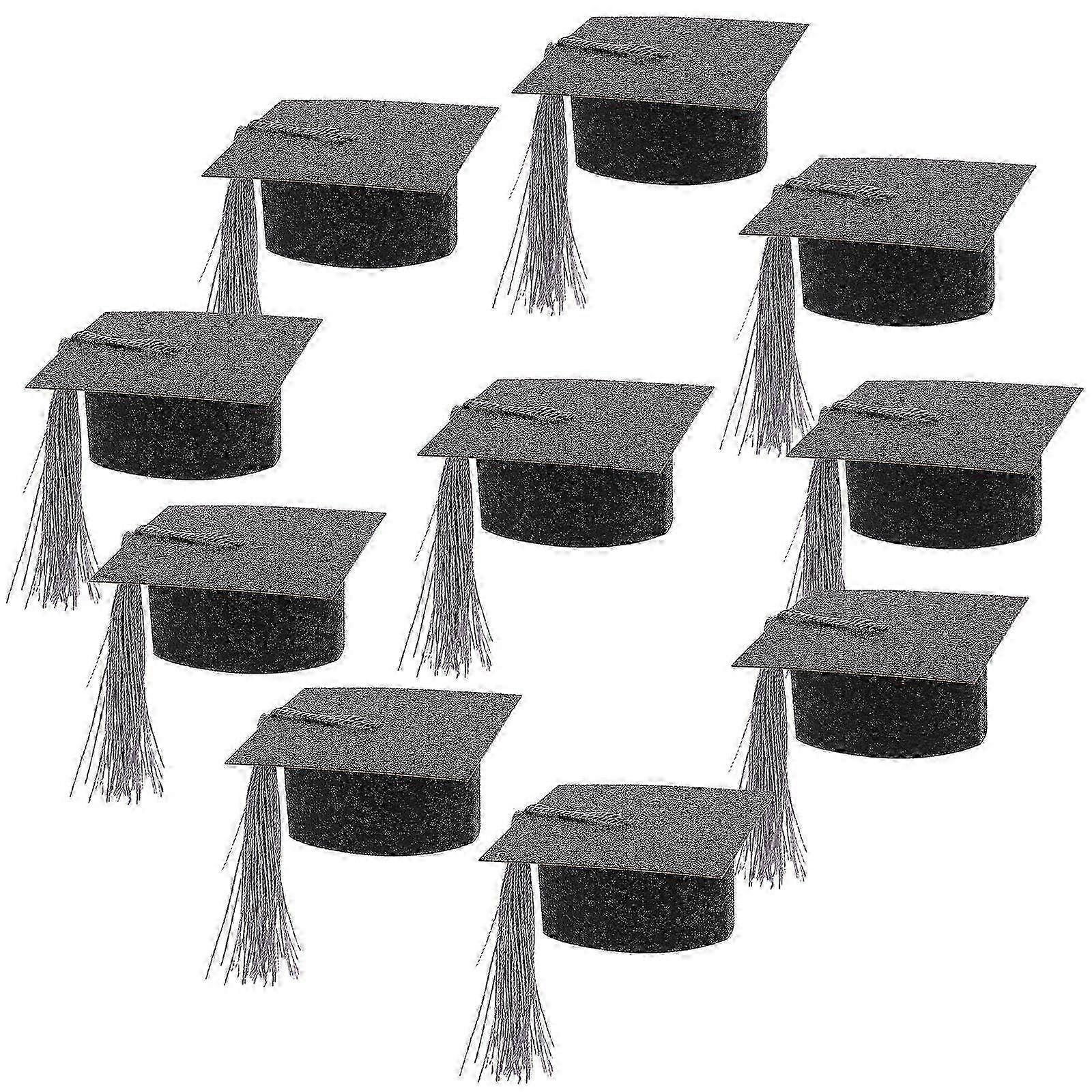Black Paper Graduation Goblet Caps