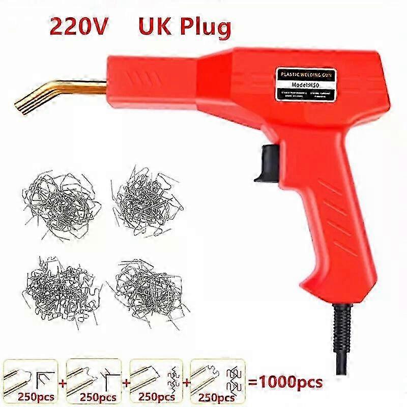Wavy-Staple Plastic Welding Tool