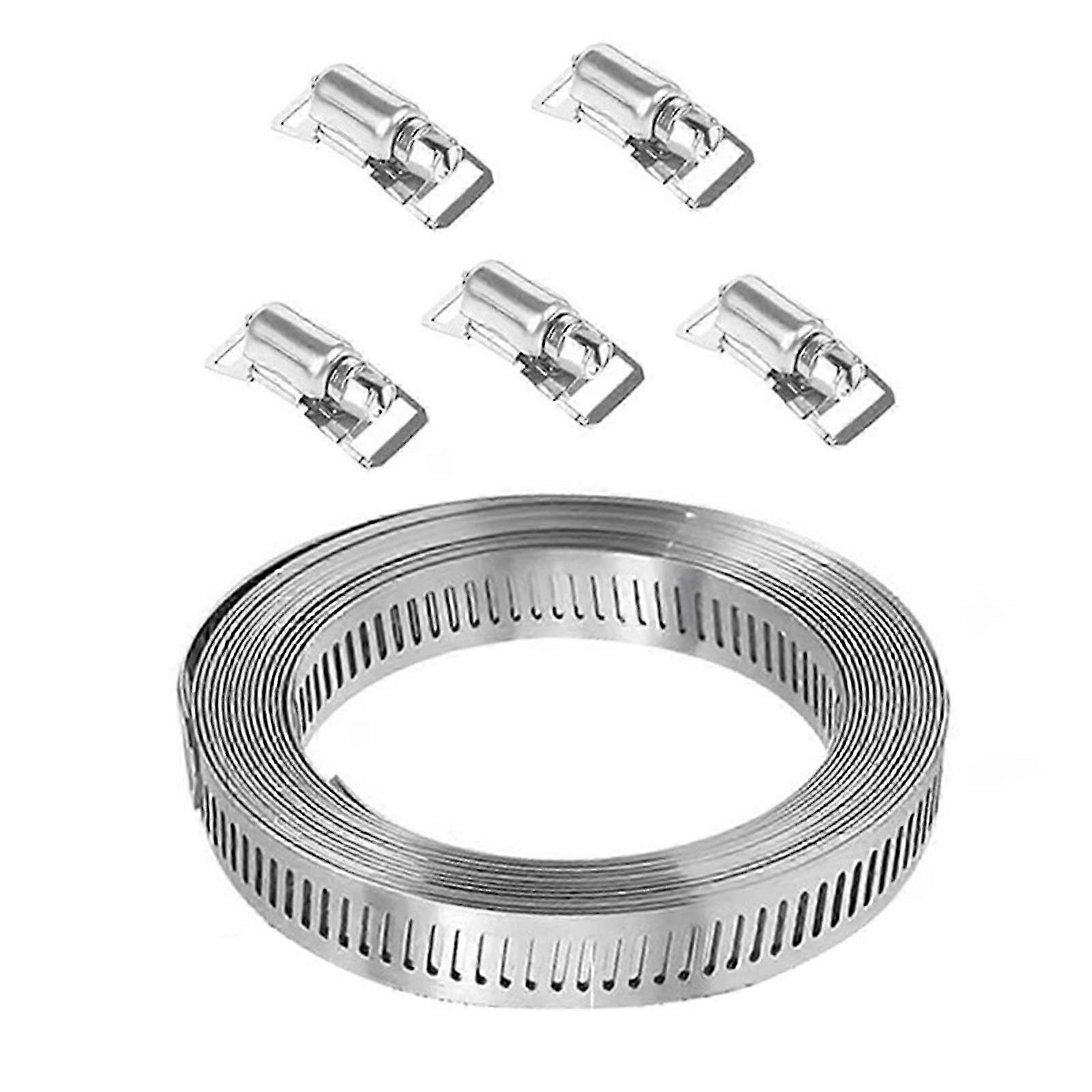 304 Stainless Steel Adjustable Hose Strap Kit