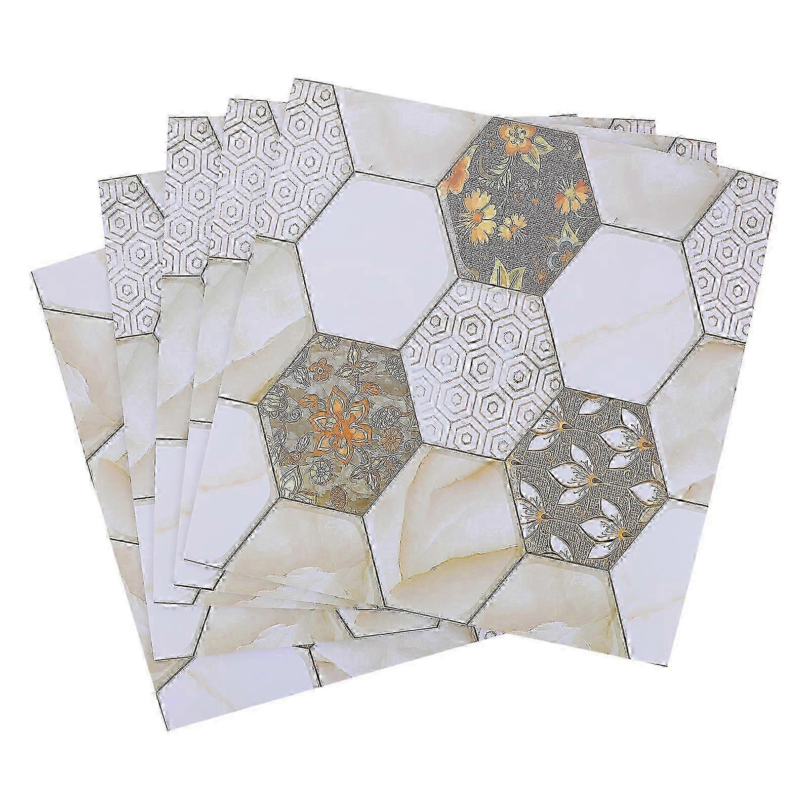 5-Piece Honeycomb PVC Decal Set