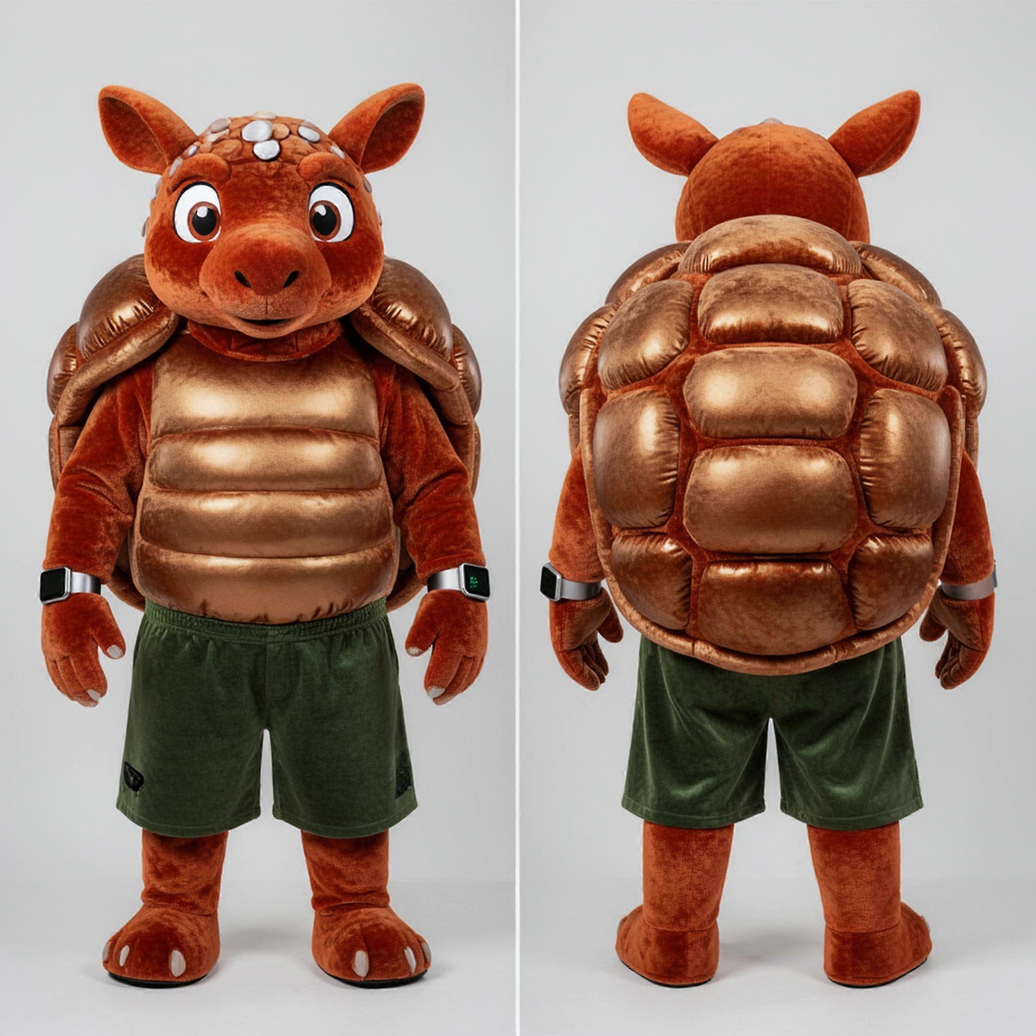 MASTICOT Rust Velvety Glyptodon Mascot