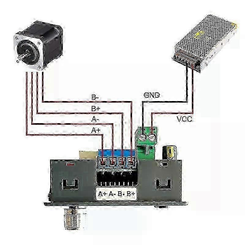 RA-SMC02 Stepper motor driver board with compatible withward/reverse pulse speed and angle control compatible with 42 stepper motors YT