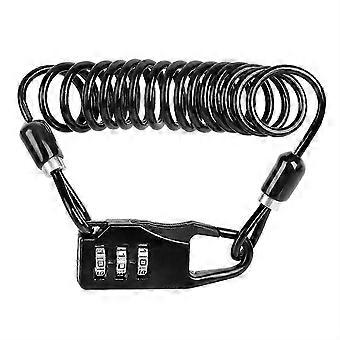 Mini 4-Digit Password Steel Cable Lock