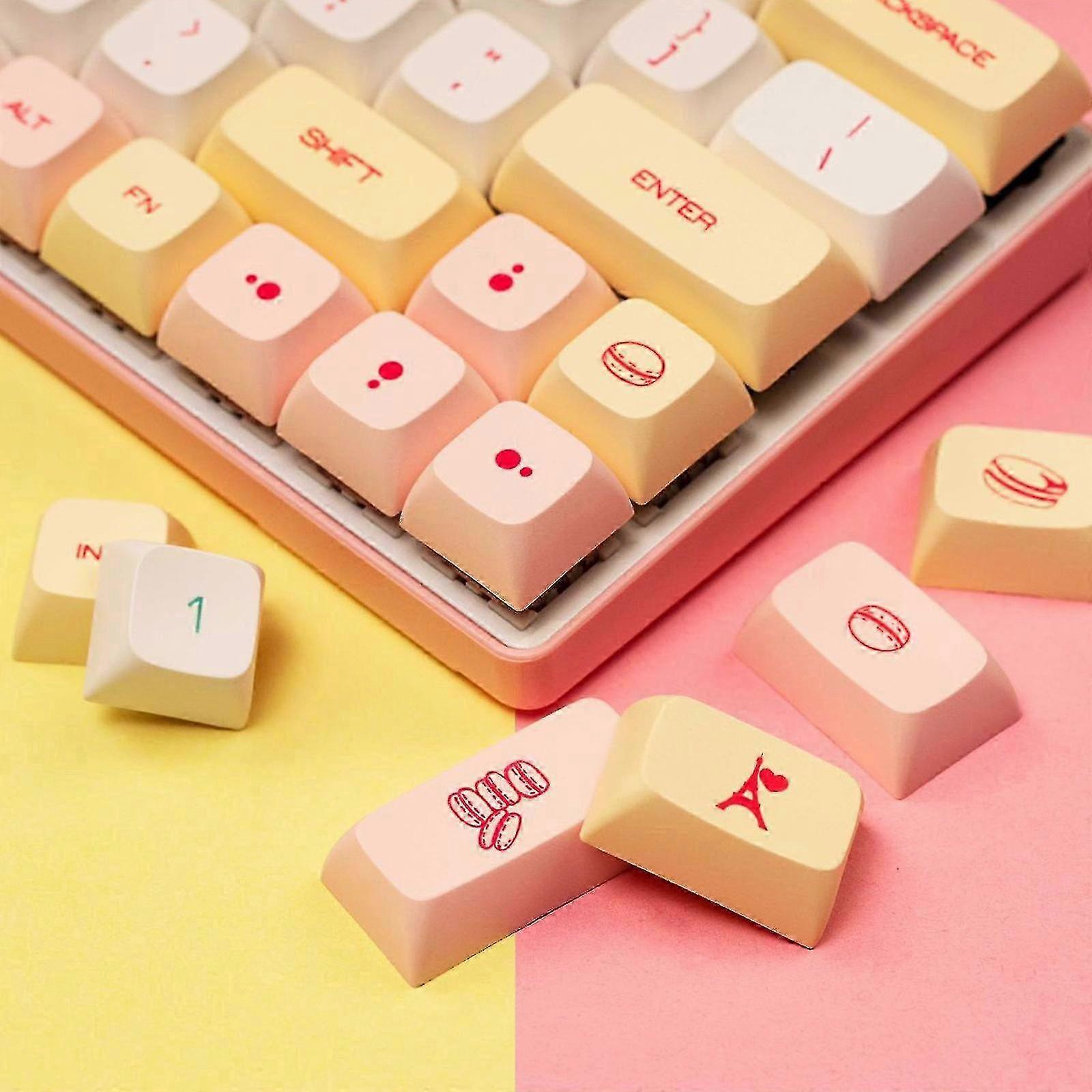 131-Key Macaron PBT XDA Keycaps