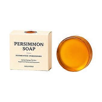 Persimmon Bar Soap for Face and Body, Gentle Foaming Cleanser for Everyday Skin Care