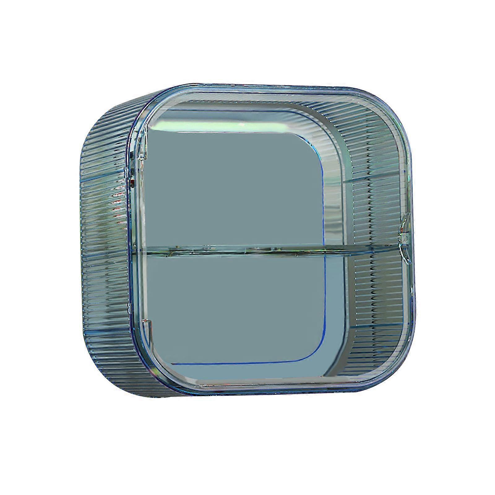 Acrylic Display Case Cabinet with Door Riser Multi Tier Wall Mounted & Tabletop