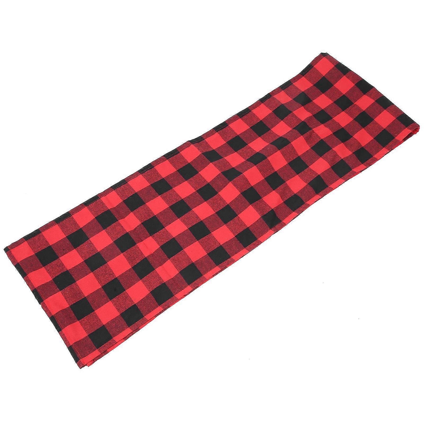 Plaid Cotton Table Runner
