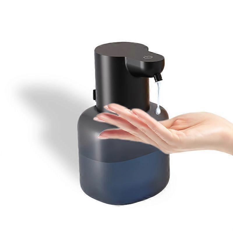 Automatic Sensor Dispenser, 380ml Touchless Liquid Dispenser, IPX5 Waterproof Refillable Pump for Bathroom Kitchen