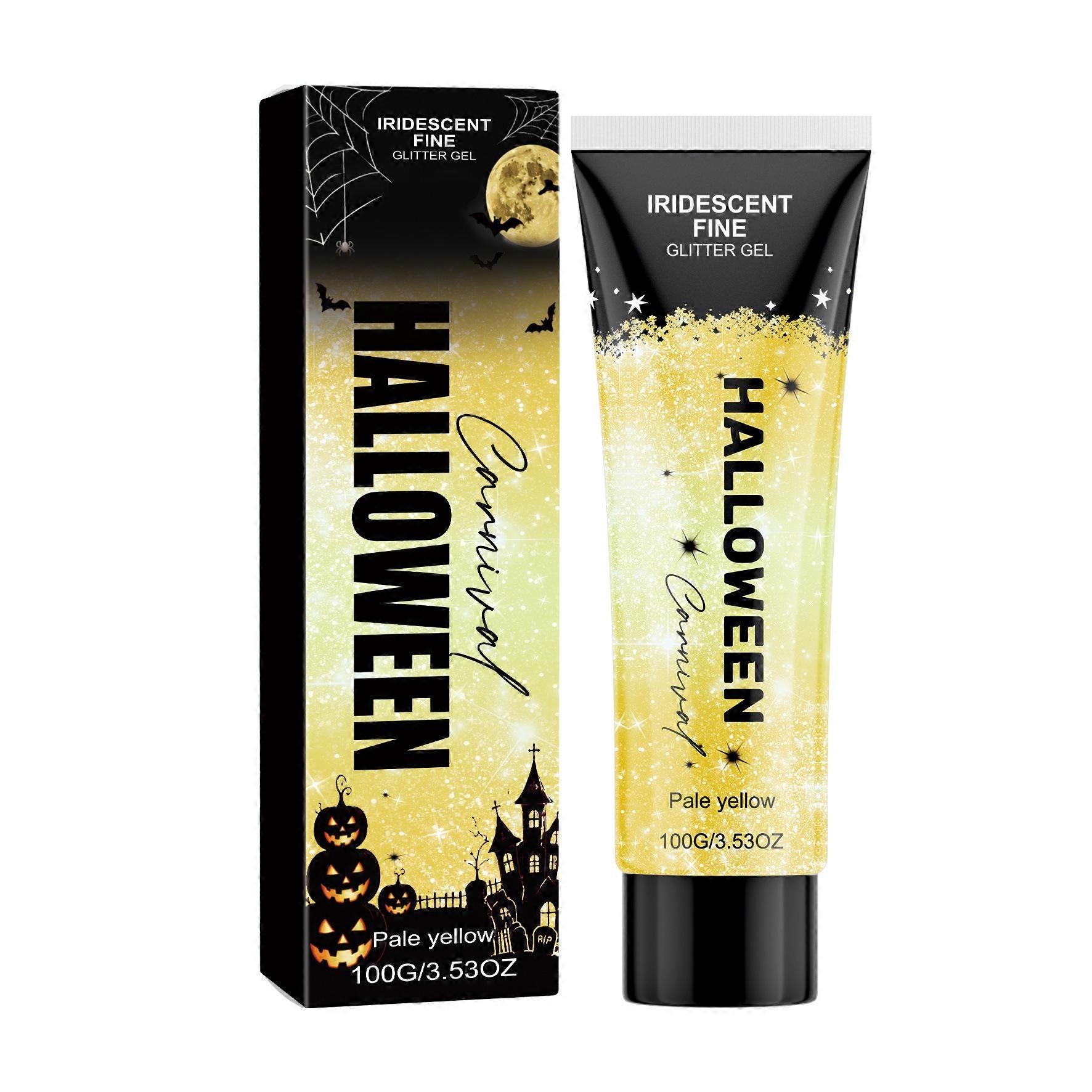 Glitter Gel Pale Yellow Shimmer