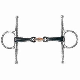 Shires Sweet Iron Lozenge Horse Full Cheek Snaffle Bit-bhkj