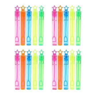 20 Pcs Mini Bubble Wand Set Colorful Five-pointed Star Bubble Stick Party Favor Summer Toy For Kids Party Celebration Birthday - 10.5x2cm (random-brnv