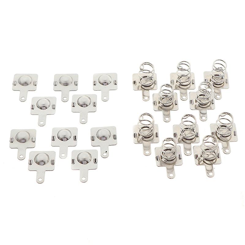 10pair Replacement Metal Batteries Spring Contact Plate For Aa Aaa Batteries